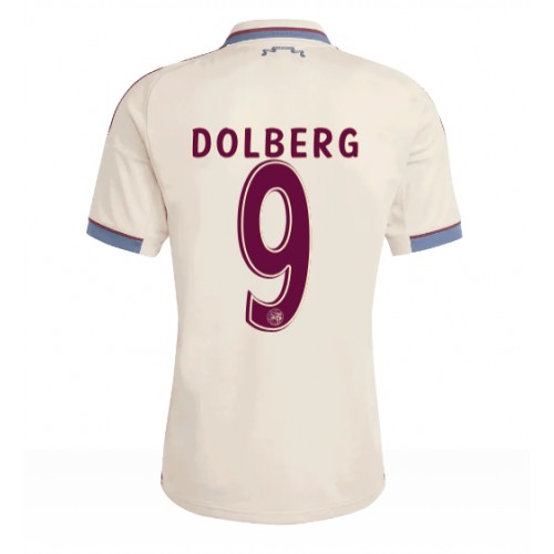 Camisa de Futebol Ajax Kasper Dolberg #9 Equipamento Alternativo 2025-26 Manga Curta